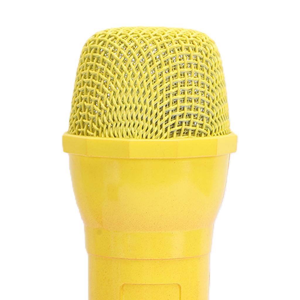 Realistic Microphone Gradient Color Lightweight Plastic Mic Prop for Speech Training Costume Prop