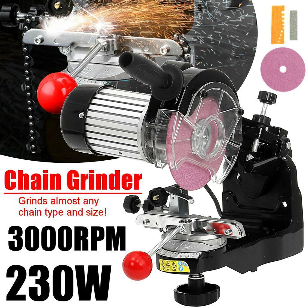 230W Professional Power Chain Saw Sharpener Grinder Machine Garden Tool Portable Electric Chainsaw Sharpener 25.5x25.5x38cm