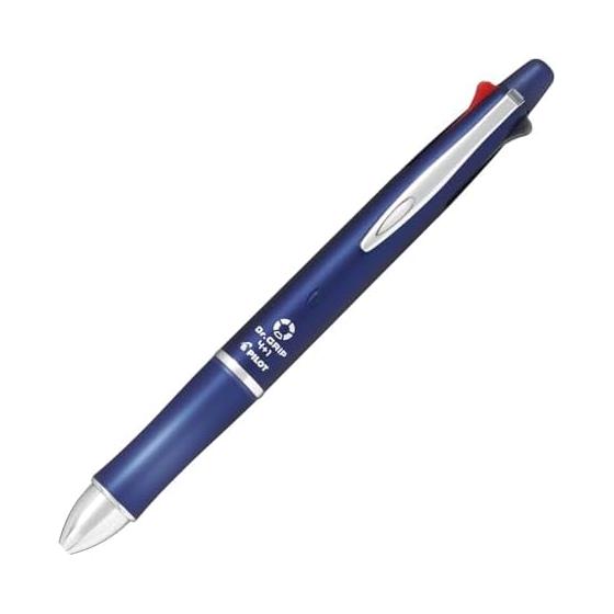 Pilot Dr. Grip 4+1 4-Color Ballpoint Pen 0.7mm + Mechanical Pencil 0.5mm Navy PB Acro Ink Ergonomic Pen
