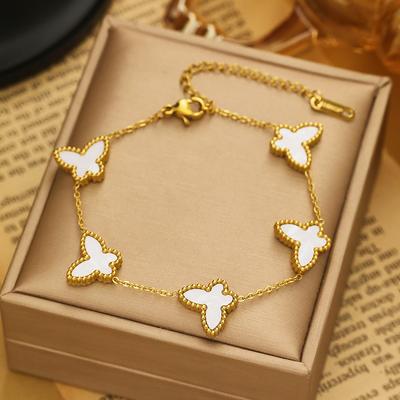 Bracciale Fritillaria Double-sided Design di Nicchia Bracciale Farfalla di Alta Qualità