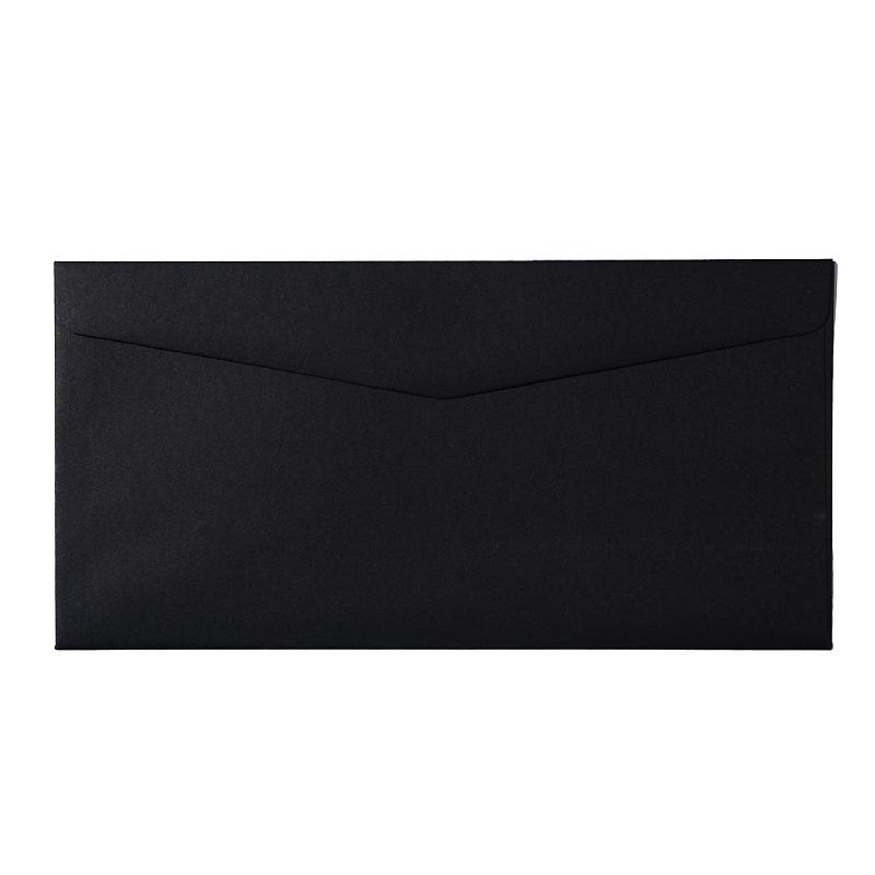 10Pcs European Blank Retro Kraft Paper Envelope 22 * 11cm Self-adhesive White Kraft Paper Envelope Bag