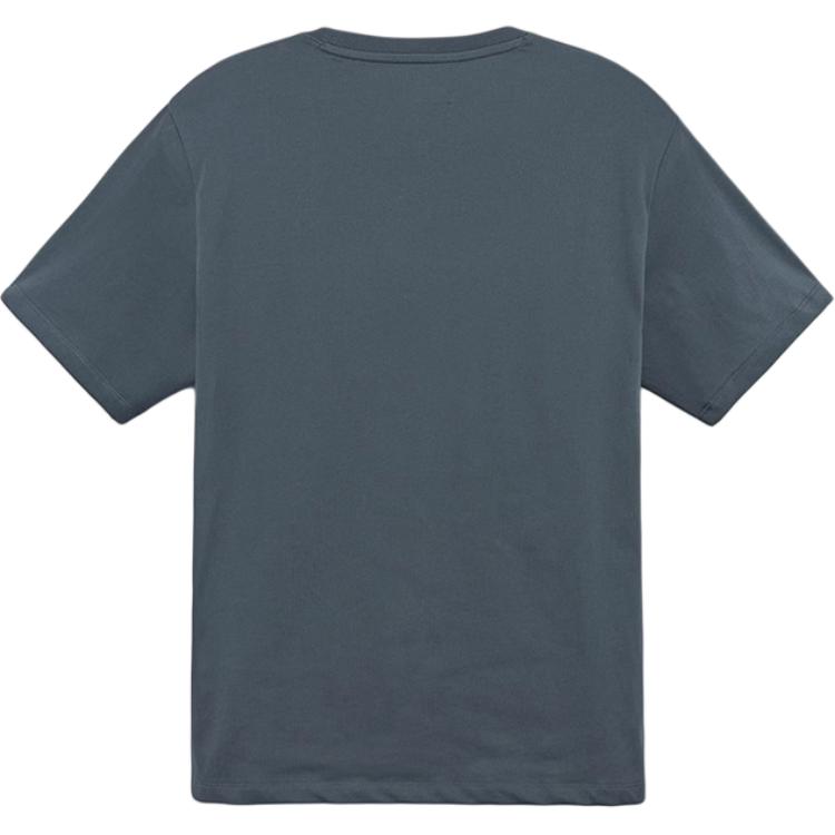 Timberland SS25 Round Neck Breathable Skin-Friendly Fashion Short Sleeve T-Shirt Unisex Tops Rock-Blue A5NYR-DH3