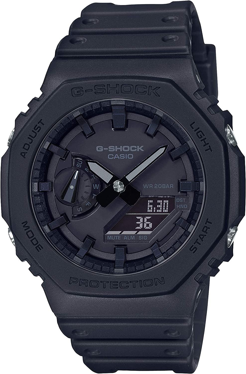 

Casio G-Shock Carbon Core Guard GA-2100-1A1 Men s Watch, Black, Casio Oak [Parallel Import]