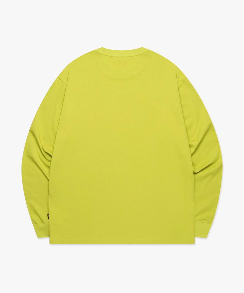 LMC Surprise Bear Long Slv Tee Lime