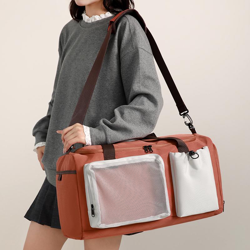 Dry Wet Separation Gym Bag Large Capacity Travel Bag Sleeable Rod Luggage Bag