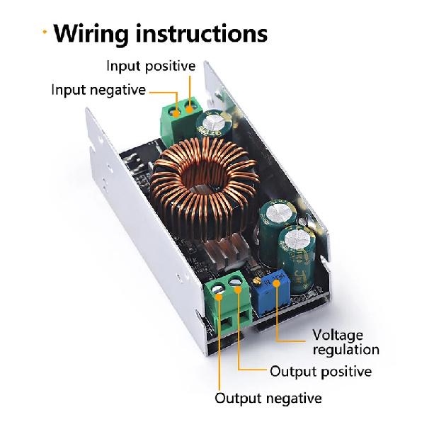 100W 6A DCDC Buck Converter 10-90V 12V 24V 36V 48V 60V 72V 86 to 1.5V-60V Step-down Power Voltage Regulator Module