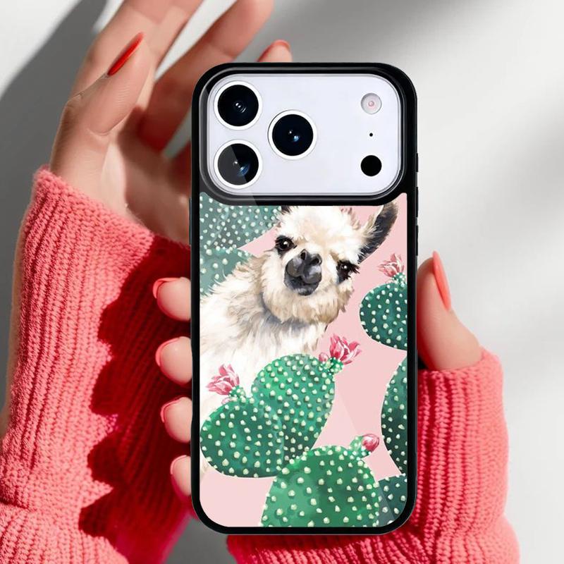 Lama Llama Alpaca Phone Case for iPhone 17 16 15 14 13 Pro Max Back Cover for 12 11 Pro Coque