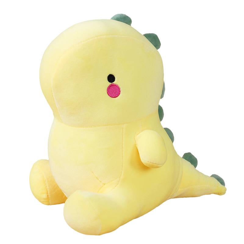 

Toy Dinosaur Plush Doll Pillow Pp Cotton Stuffed Girl Birthday Gift Multicolor Yellow,20cm/7.87in