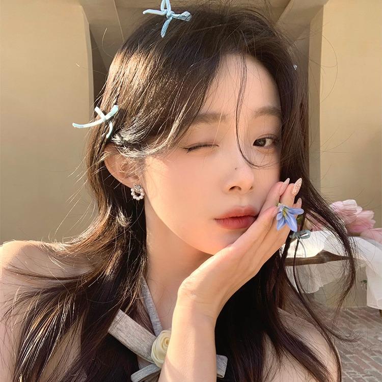 Temperament Perle Schmetterling Ohrringe: Elegante Ohrclips ohne Piercing für Frauen mit einzigartigem Design