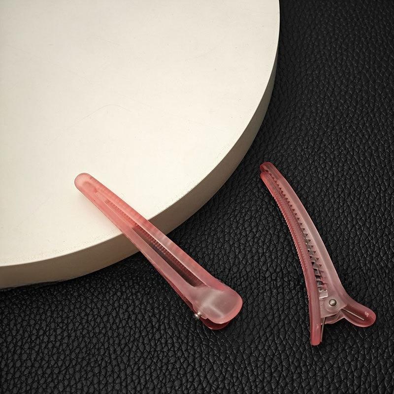 2PCS Ins Wind Hair Clip Frosted Duck Beak Clip Edge Clip Bangs Clip Simple Women's Seamless Hair Clip Korean Hair Accessories Clip
