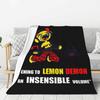 Custom Music Band Lemon Demon Blanket 3D Printed Soft Flannel Fleece Warm Throw Blankets for Car Bedroom Couch Quilt