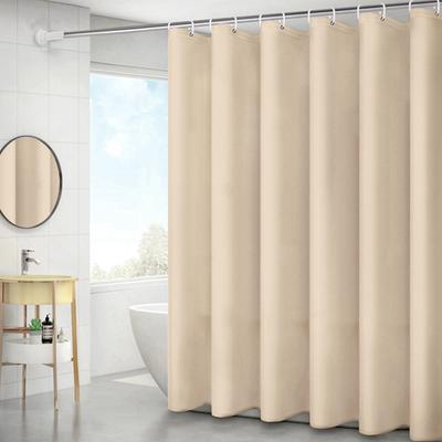 Bathroom Shower Curtains PEVA Waterproof Thickening Bath Curtain With Hooks Rustproof Metal Grommets Shower Curtain