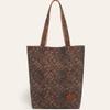 Fashion multi-element casual retro print eco-friendly cork shoulder tote bag bohemian commuter bag shopping bag