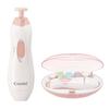 Combi Baby and Mom Nail Care Set, Baby Pink, with 6 Attachments