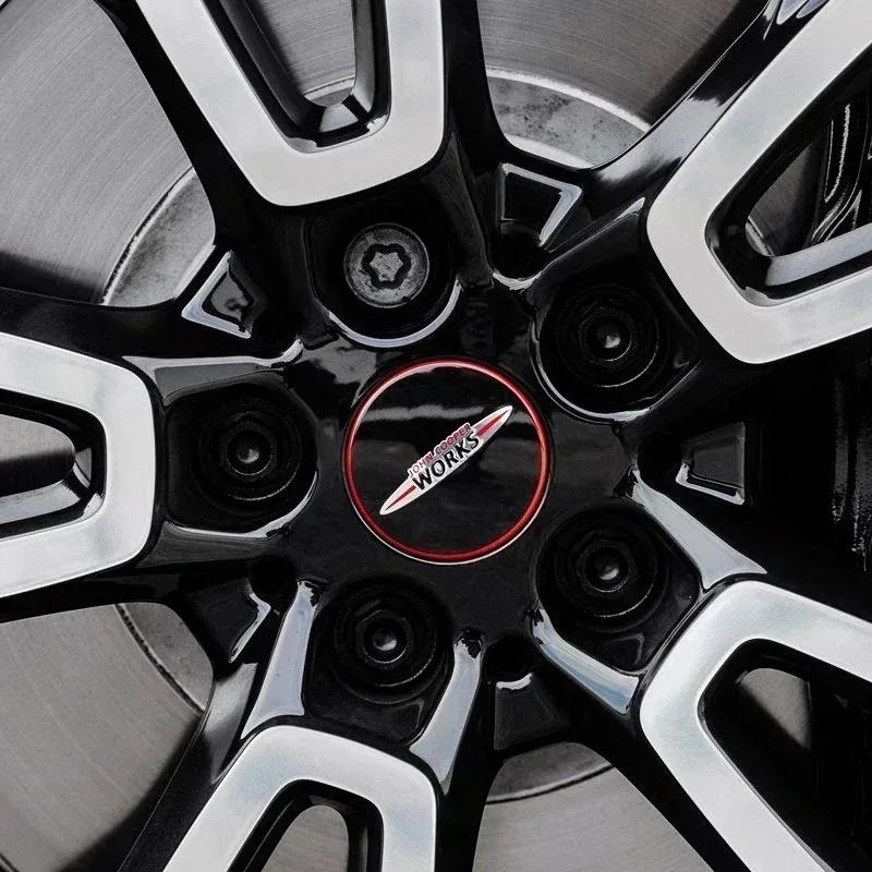 4Pcs 54mm 56mm Car Wheel Center Hub Cap Rim Cover For bmw Mini Cooper S JCW One R56 R60 R61 F54 F55 F56 F60 Clubman Countryman mjewr55