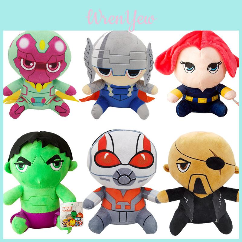 Marvel Avengers Plush Toy Collection Thor Spiderman Black Widow Ironman