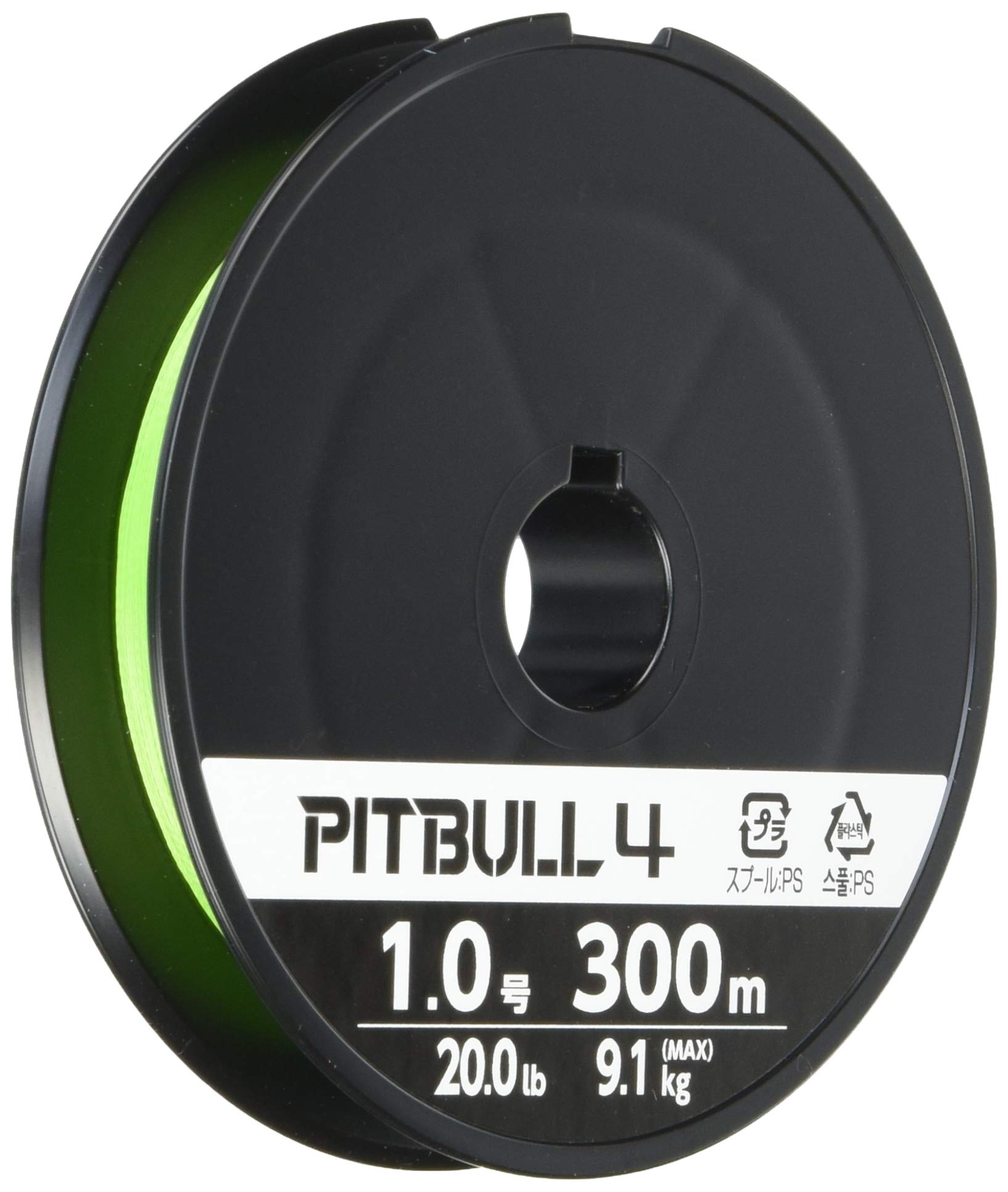 Shimano Pitbull 4 Fishing Size Lime Line, 300m, 1.0, Green, PL-M74S (1) зелёный