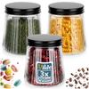 Glass Containers For Loose Products With Lid 700 Ml 3 Pcs.