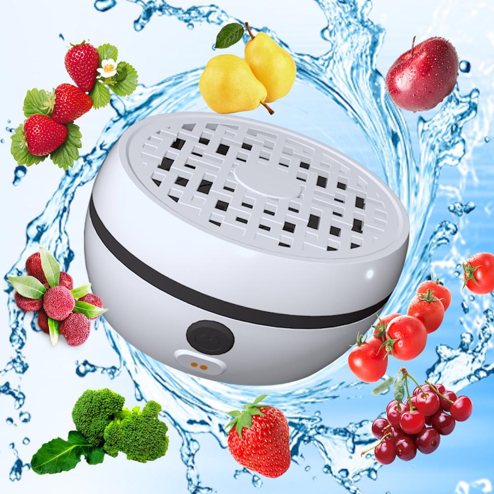 Small Household Sterilizer Food Cleaner Automatic Fruit Vegetable Washing Machine Portable Wireless Kitchen Fruit Washer