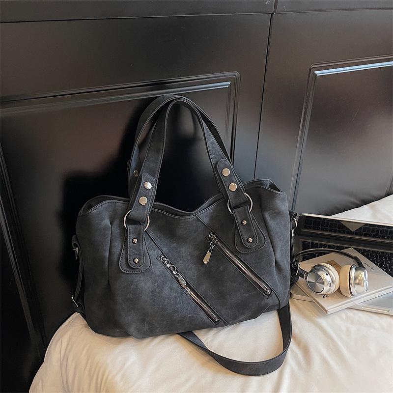 Neue Damen Mattierte Tragetasche & Umhängetasche mit großem Fassungsvermögen