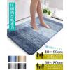 Lebel IAU AYO Quick-Dry Absorbent Microfiber Bath Mat Soft Touch Non-Slip Navy 40x60cm