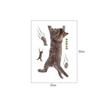Removable Wall Stickers Mimic Real Cat Toilet Stickers Waterproof Self-adhesive Toilet Stickers Cute Cartoon Kitten Stickers