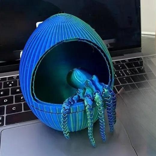 3D Printed Multi-jointed Movable Octopus Toys Children s Decompression Toy Ornament Key Accessories Decor Boy Toys Birthday Gift