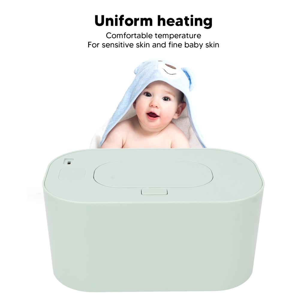 Baby Wipe Warmer Thermostat Temperature USB Portable Diaper Wipe Warmer for Outdoor Use