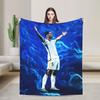 Bellinghams Knitted Blanket Soccer Football Fuzzy Throw Blankets Summer Air Conditioning Printed UltraSoft Warm Bedspread