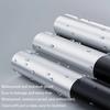 No Drilling Retractable Roller Window Shades Silver Coating Black Blackout Blind Shade Temporary Cover Curtain for Home Car