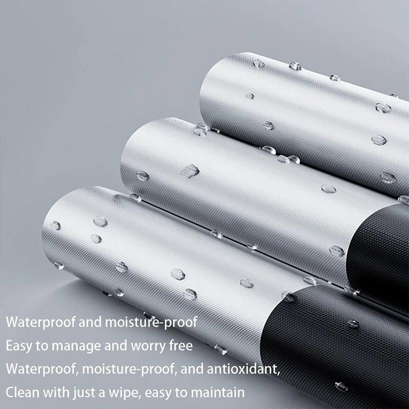 No Drilling Retractable Roller Window Shades Silver Coating Black Blackout Blind Shade Temporary Cover Curtain for Home Car