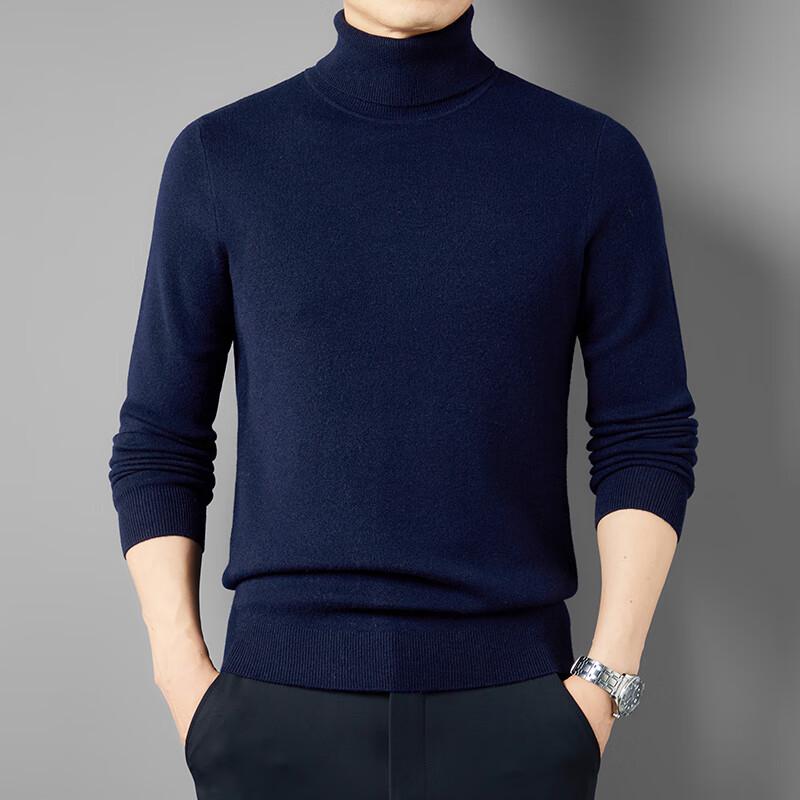 

Yiliteng Men s 100% Wool Turtleneck Pullover Sweater YTMTS6404 3XL