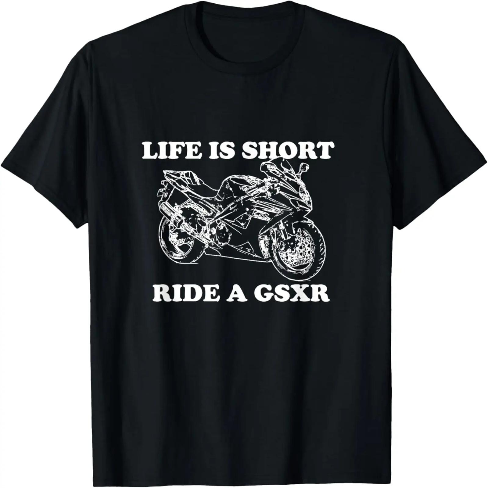 

Жизнь коротка, езди на GSXR для любителей Джиксера Футболка XXXXXL чёрный