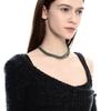 SENTIMENTS ESSENTIAL No.3 GREEN PEARL Necklace 925 SILVER