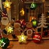iShabao Christmas Decorations Lights, 13.5ft 20 Led Battery Christmas Light