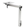 Removable Table Leg 360 Degree Rotation Height Adjustable Aluminum Alloy for Yachts RV Motorhome Silver