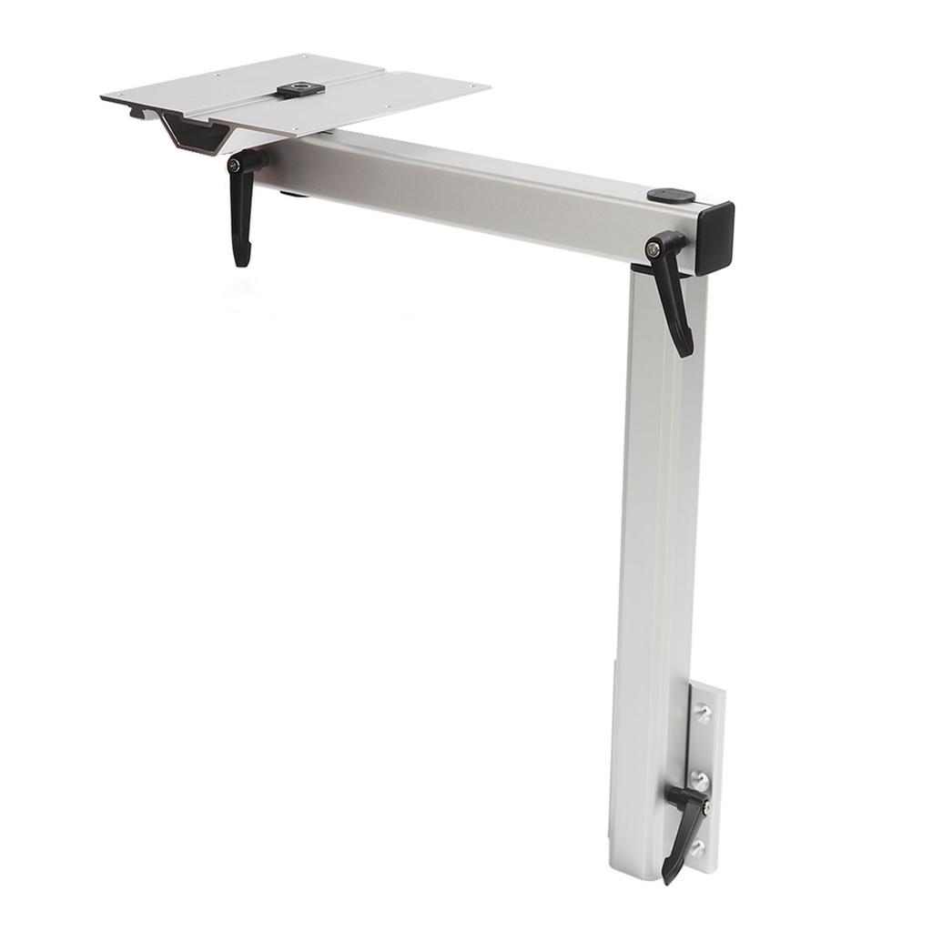 Removable Table Leg 360 Degree Rotation Height Adjustable Aluminum Alloy for Yachts RV Motorhome Silver