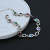 Colorful Enamel Drip Cross Bracelet - Women's Simple Light Luxury Hip Hop Jewelry