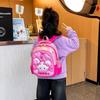 Elsa Cinnamoroll Kuromi Spider-Man Rucksack aus leichtem Nylon mit Rückenschutz für Schulkinder