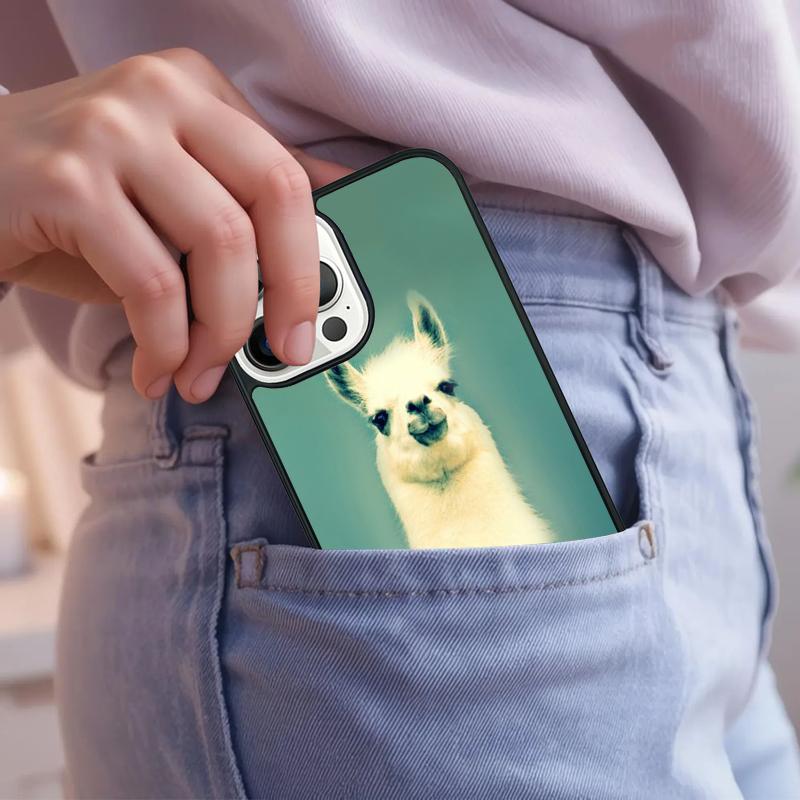 happy lama travel no prob llama Phone Case For iPhone 17 Air 15 16e 14 13 Pro Max Coque 12 11 Pro Max PLUS cover