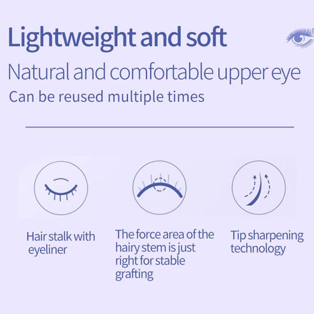 Japanese Style White Anime Eyelashes White Manga Lashes for Halloween Party Stage Masquerade