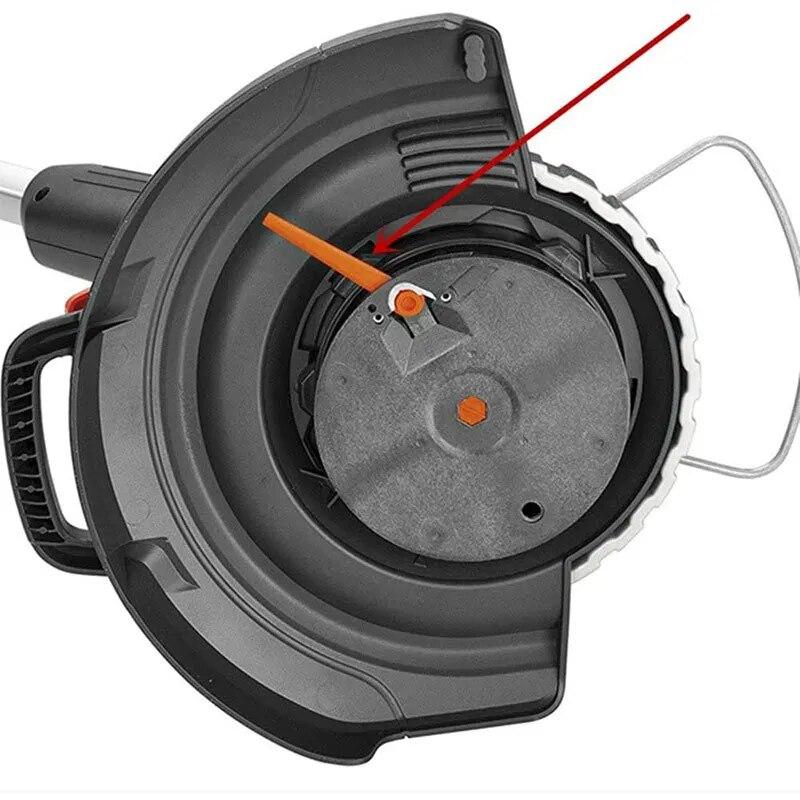 100pc L83 Plastic Lawn Mower Blade Gourd Shaped Courtyard Lawn Garden Lawn Mowing Electric Tool Accessories Blade Set