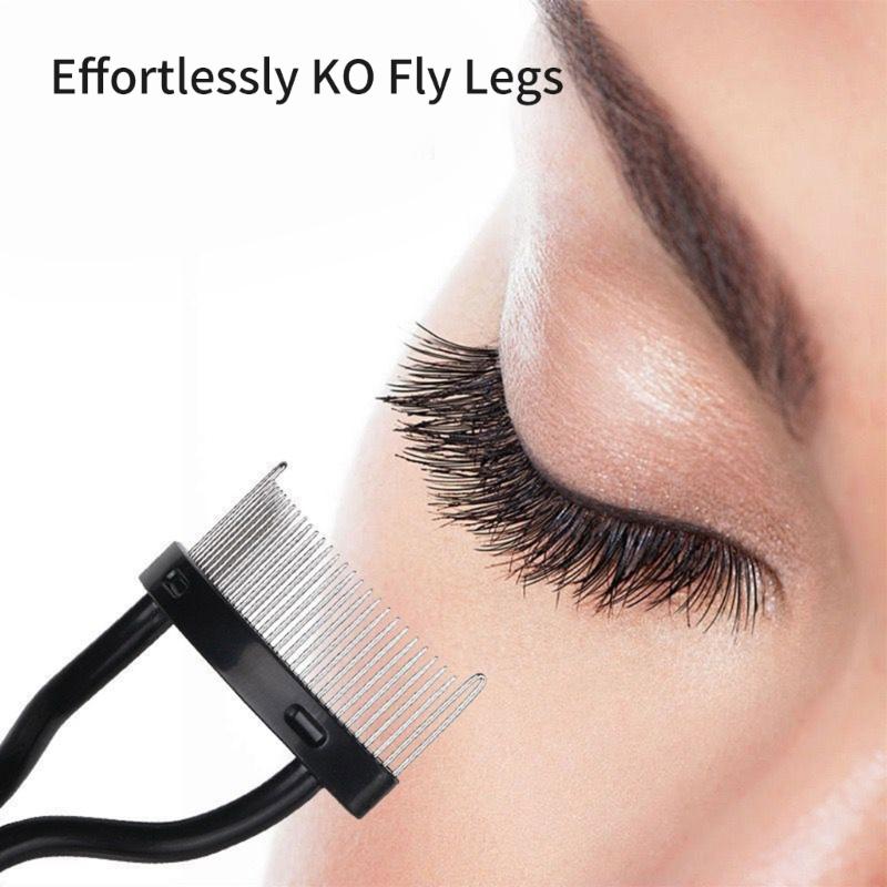 Separatore Ciglia Pettine per Ciglia Pennello Mascara Pennello Separatore Ciglia Pettine per Mascara Applicatore Mascara Curvo