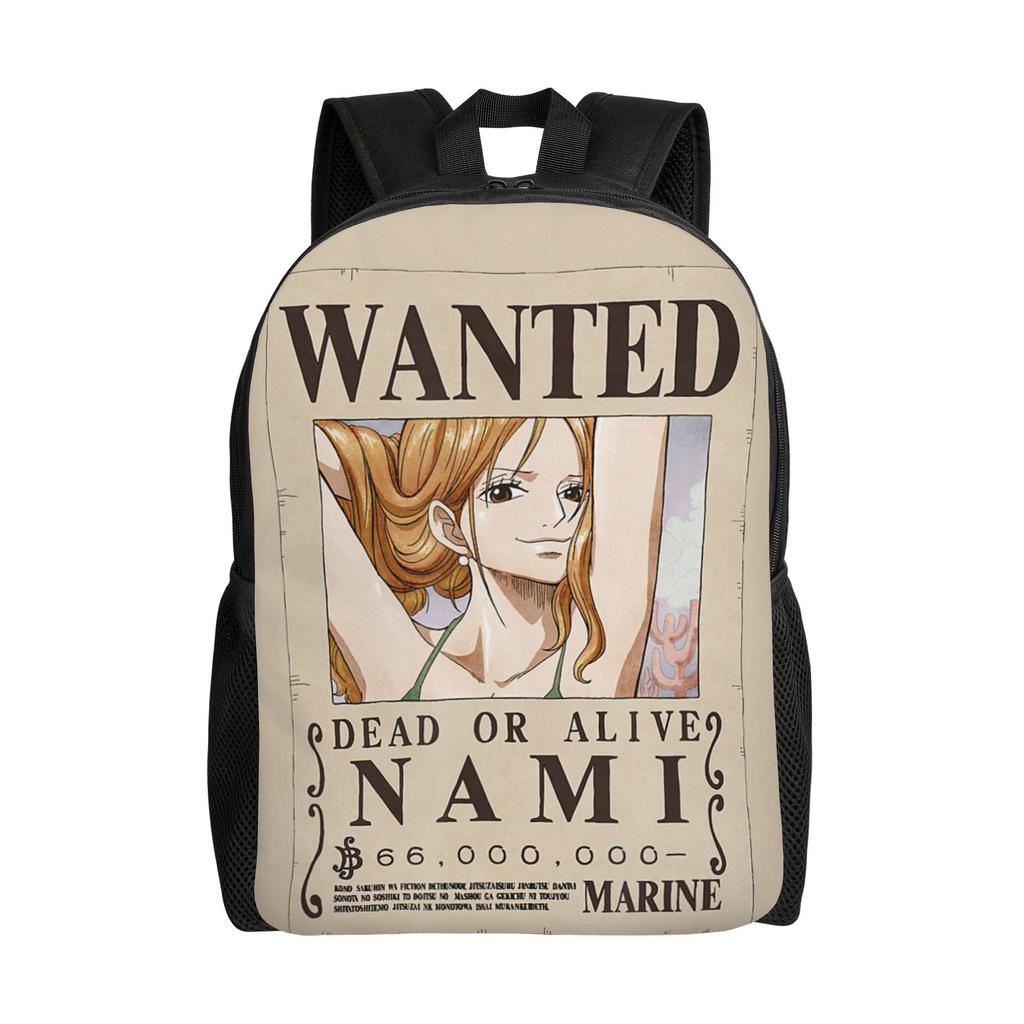 Fashion Backpacks One Piece Anime Monkey D Daypack Ita Bag  Mochila Snack Storage School Large Capacity Rucksack