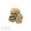 Poodle - gold-plated pin brooch, elegant dog ornament, unique pin by Art-Dog brand