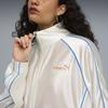 Puma Jaqueta Track X Fenty T7 FW25 Unissex Corte Solto Color Block Zíper Duplo Brilhante Jaquetas Unissex 633626-87