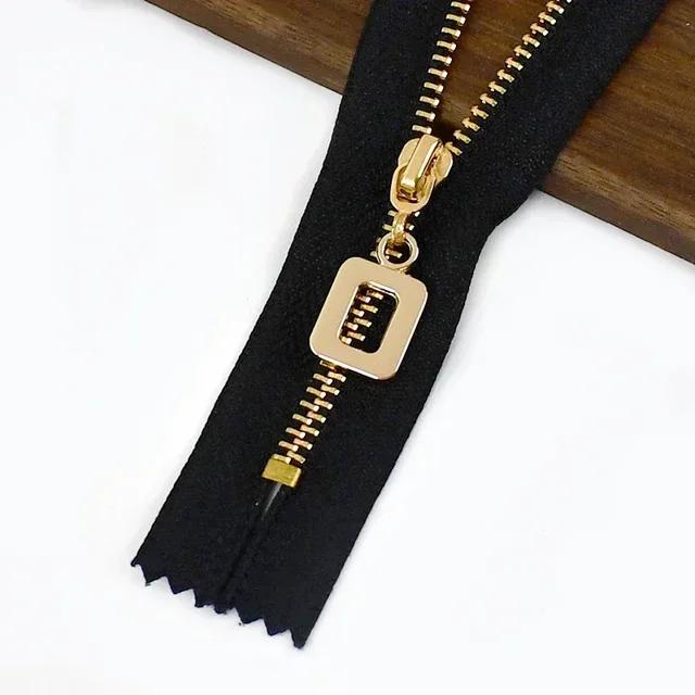 3Pc Meetee 15-70cm 3# Metal Zippers Auto Lock Zip for Clothes Purse Pocket Zipper Closures Repair Kit DIY Bag Sewing Accessories