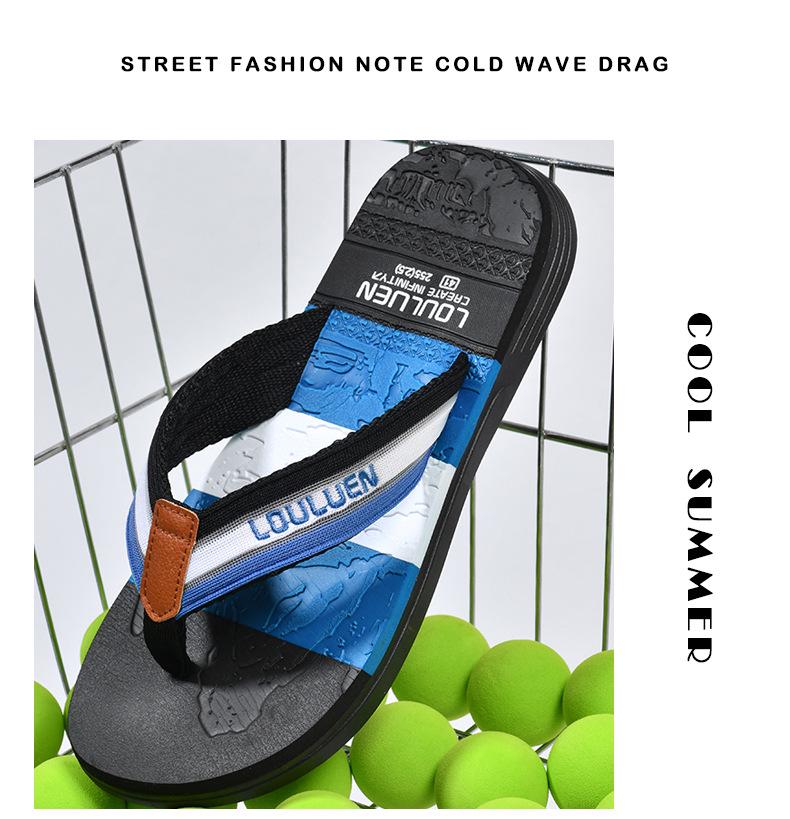 Men's Trendy Non-Slip Soft Sole Beach Flip-Flops EVA Thong Sandals