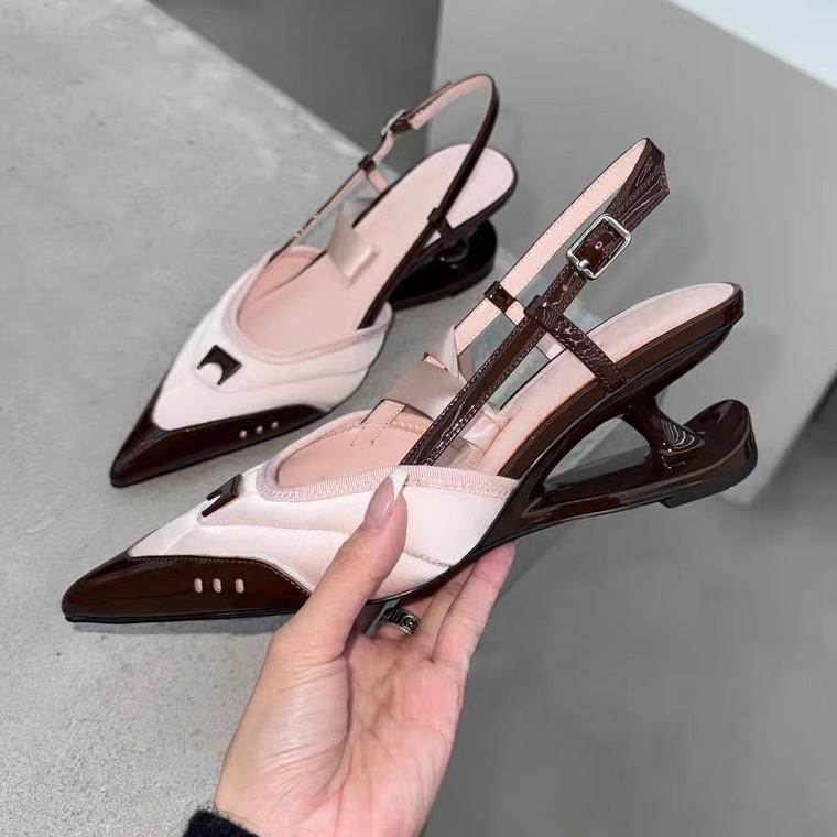 Heels Female Pointed Toe Slingbacks Ladies Pumps Shoes New In 2025 Designer Footwear Women High Heels Shoes