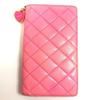 Used Matelasse L-shaped Long Wallet, Lambskin, with Authenticity Guarantee